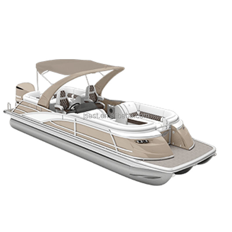 2023 New Pontoon Boats Kits Prices Aluminum Luxury Pontoon Boat For Sale