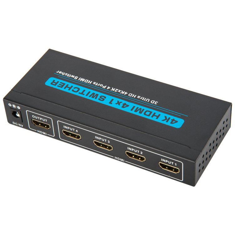 HDMI Audio Extractor HDMI 2.0 Switch 4x1 Audio Four Input To One Output A Support 4K 30HZ 4IN 1 OUT HDMI Switch