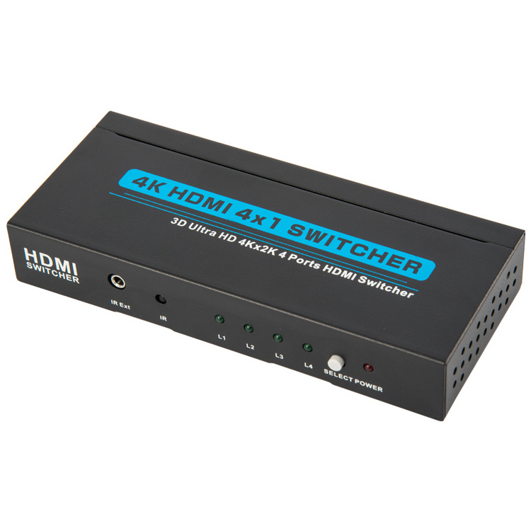 HDMI Audio Extractor HDMI 2.0 Switch 4x1 Audio Four Input To One Output A Support 4K 30HZ 4IN 1 OUT HDMI Switch