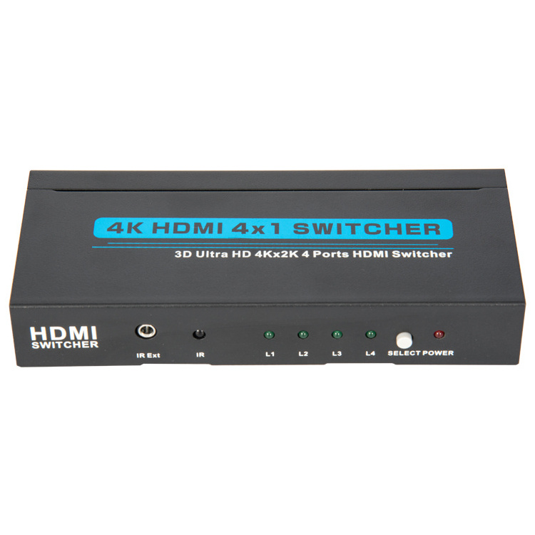 HDMI Audio Extractor HDMI 2.0 Switch 4x1 Audio Four Input To One Output A Support 4K 30HZ 4IN 1 OUT HDMI Switch