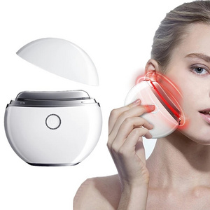 DYM014 Mini beauty products ems thermal face neck lifting and tighten massager elec skin guasha micro current face device