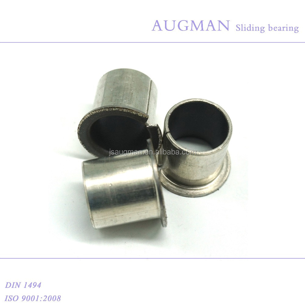 Oilless bearing bush, split flange slide bearing bushing