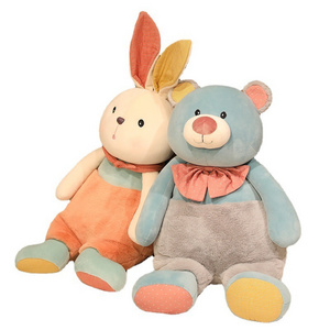 Wholesale Kawaii rabbit doll warm sun series plush toys candy small animal dolls children's gifts