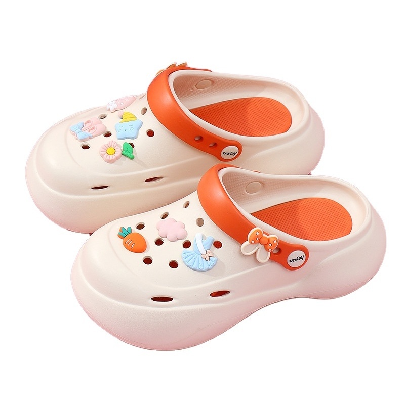 Summer wear fashion female sandals thick bottom cartoon beach slippers kawaii soft women garden shoes