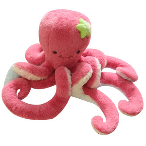 Colorful giant octopus 50/75cm pink octopus cute plush toy pillow home decoration