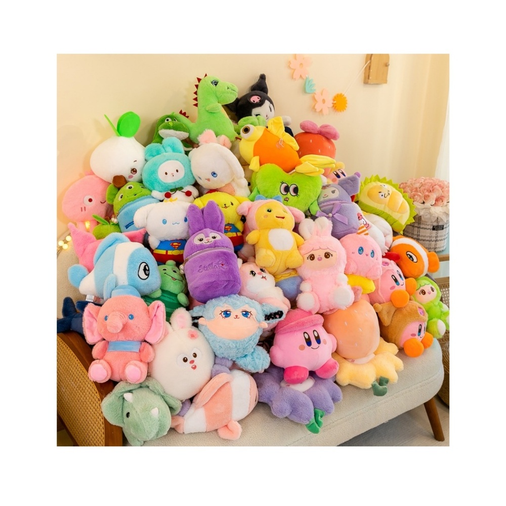 Wholesale Cheap  Mini Plush toys 8 inches Claw doll Vending Machine Plush toys Claw Crane Machine stuffed animals plushies