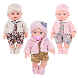 High Quality 30cm Soft Silicone Reborn Baby Doll Newborn Lifelike Bebes Reborn Dolls