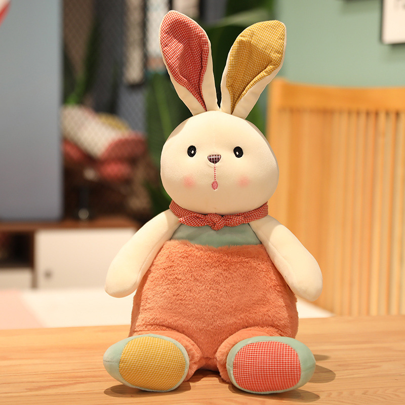 Wholesale Kawaii rabbit doll warm sun series plush toys candy small animal dolls children's gifts