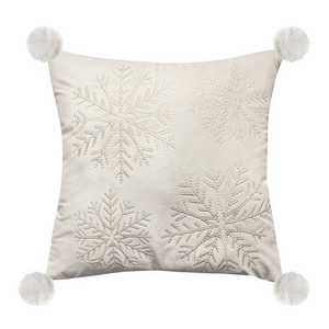 High Quality 45x45cm Velvet Throw Pillow Covers Christmas Pillow Embroidery Cushion Covers