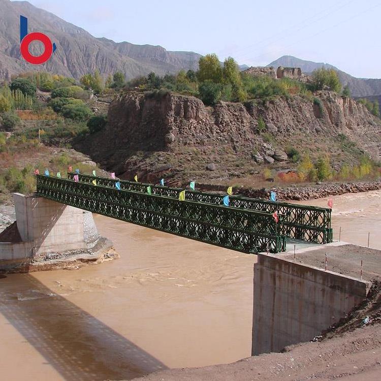 Good Price Foot High Strength Pedestrian Cost Used For Sale Temporary Portable Steel Bailey Bridge