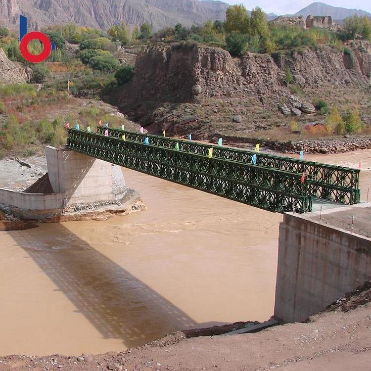 Good Price Foot High Strength Pedestrian Cost Used For Sale Temporary Portable Steel Bailey Bridge