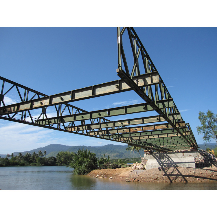 High-quality steel bridges made in China Steel Bridge for Sale Prefabricated Factory Outlets Truss Bailey Bridge