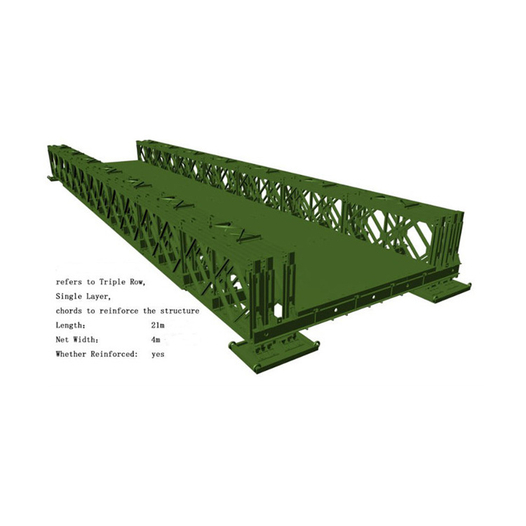 High Quality For Double Lane High Strength Steel Pedestrian Bridg Price Of Bailey Bridge