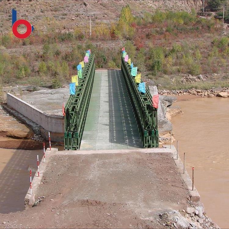 Steel bailey bridge cost truss pedestrian bailey bridge for sale temporary steel bridge