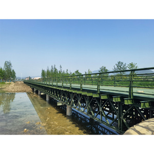 Low Cost  Fast Construction Reinforced Steel Structure Double Truss Bailey Bridge  Steel Structure Pedestrian Bridge