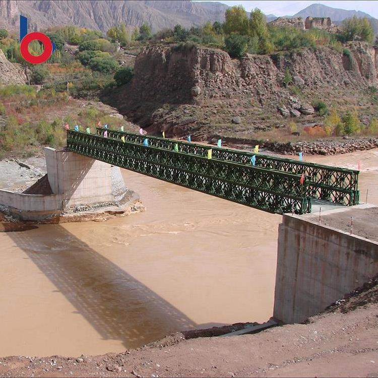 Steel bailey bridge cost truss pedestrian bailey bridge for sale temporary steel bridge