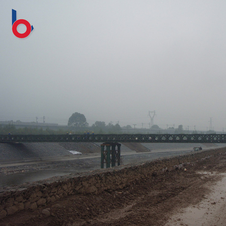 Bailey Bridge Cost Per Foot Construction Of Suspension Bridges Temporary Pedestrian Bridge