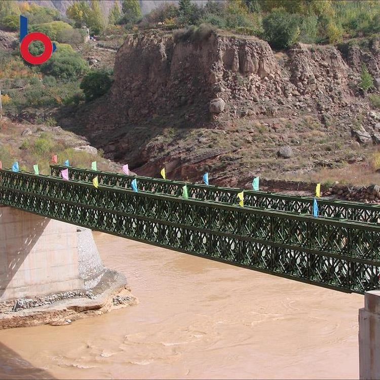 Steel bailey bridge cost truss pedestrian bailey bridge for sale temporary steel bridge