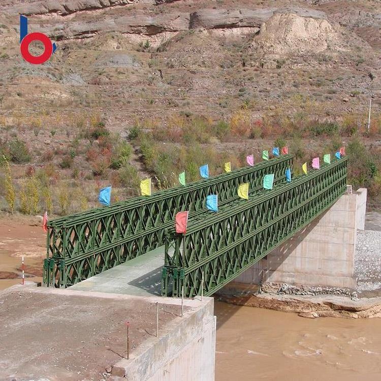 Good Price Foot High Strength Pedestrian Cost Used For Sale Temporary Portable Steel Bailey Bridge