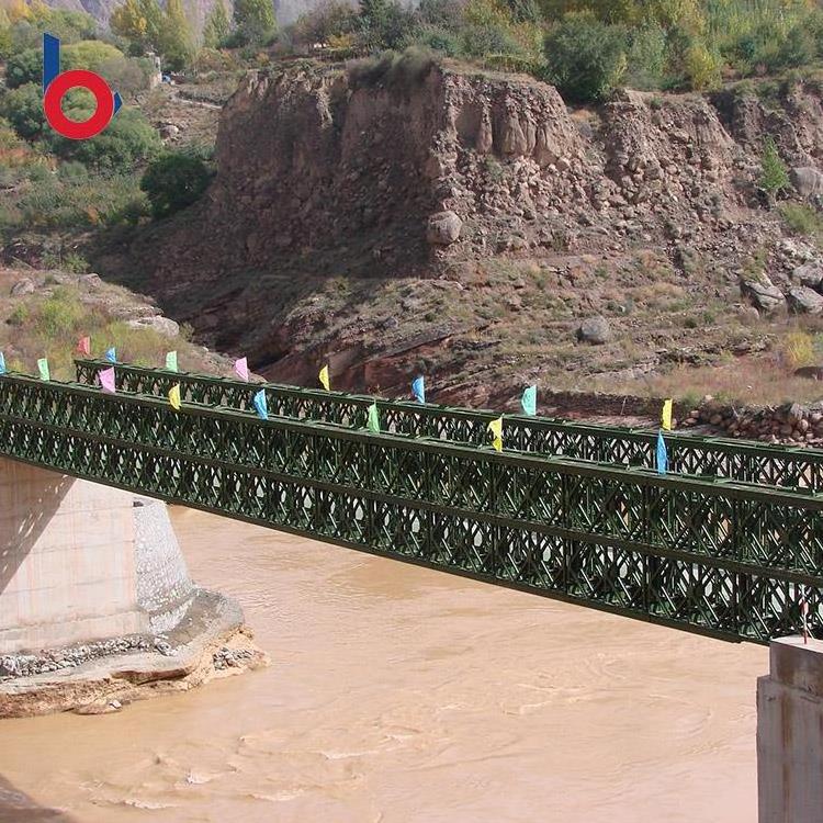 Good Price Foot High Strength Pedestrian Cost Used For Sale Temporary Portable Steel Bailey Bridge