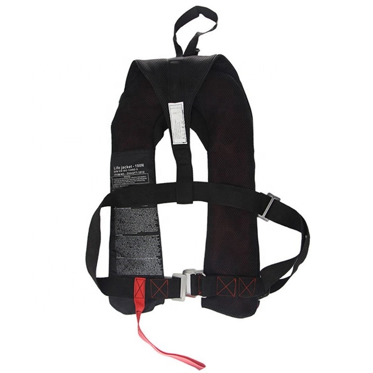 Factory Supplier Automatic Inflatable Life Vest 150N Airbag Life Vest PFD Lifejacket