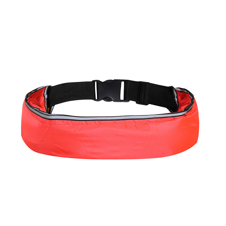 OEM  Customizable water rescue lifesaving automatic Inflatable Life Waist Belt in sock