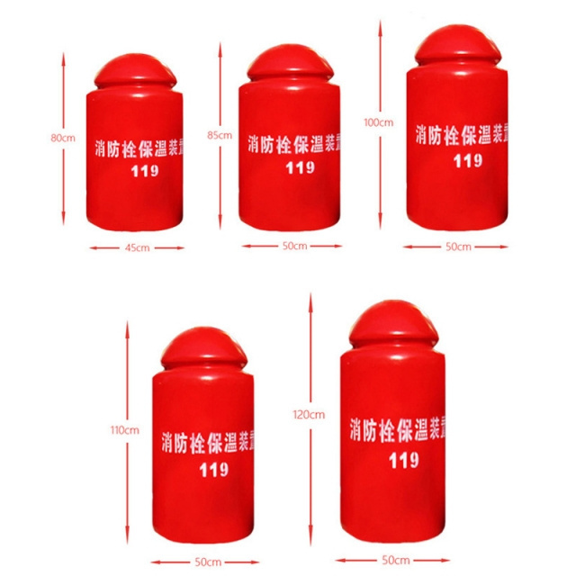 Manufacture good price OEM Firefighting Equipment Red Winter Fire Hydrant Antifreeze Insulation Cover