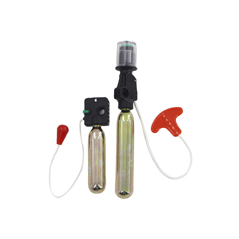 Factory supply Solid Durable Size Optional 24g Steel CO2 gas Cylinder co2 cartridge for inflatable life jacket