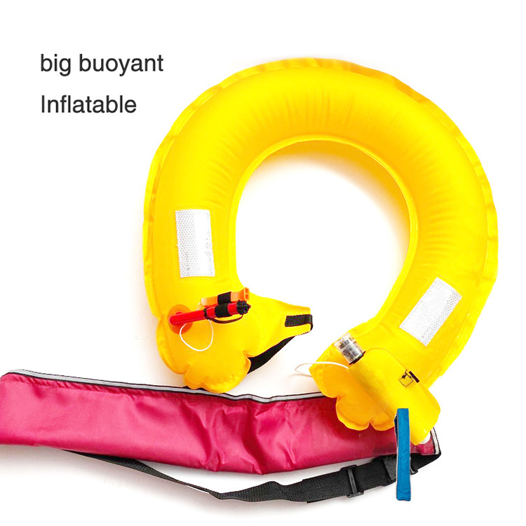 OEM  Customizable water rescue lifesaving automatic Inflatable Life Waist Belt in sock