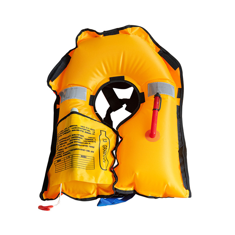 EC  approved Factory Supplying CE 150N Airbag Swim inflatable vest lifejacket life vest