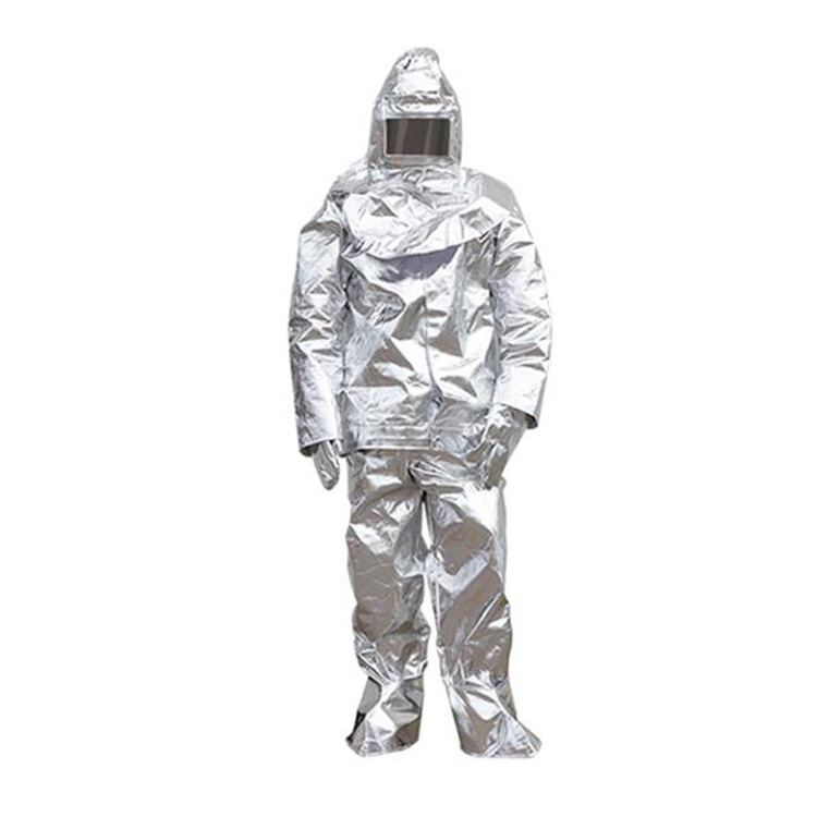 High Quality Aluminum Foil Fire Resistant Rescue Suit Firefighting Suit for Sale