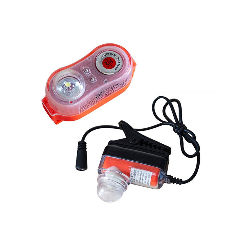 2021 China Factory Life Jacket Lifesaving Signal Light Design On/Off Lithium Battery Sea Water Battery etc Cater Your Choice