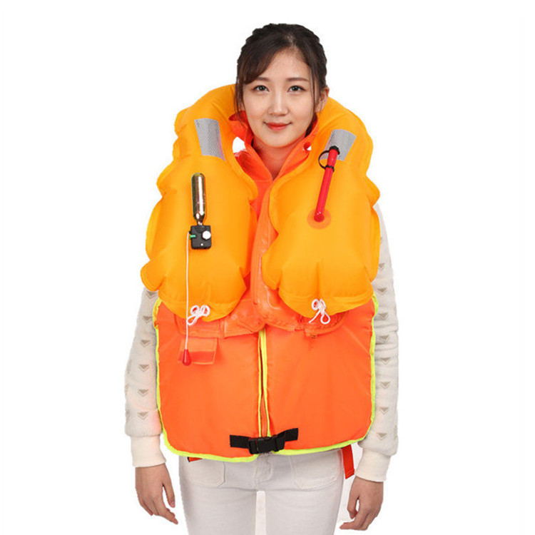 compound cloth inflatable life jacket new design marine life jacket inflatable life jacket for adults