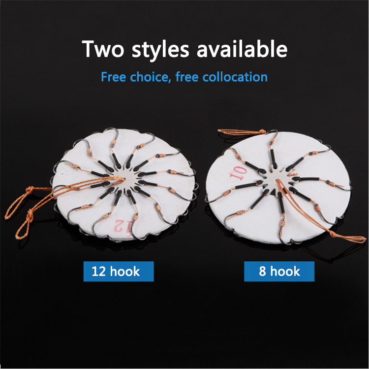 anti-winding Octopus Flip Explosive Fishing Hook Throwing Rod Set Flip Bean Cake Plate Hook fishing gear combination gadgets