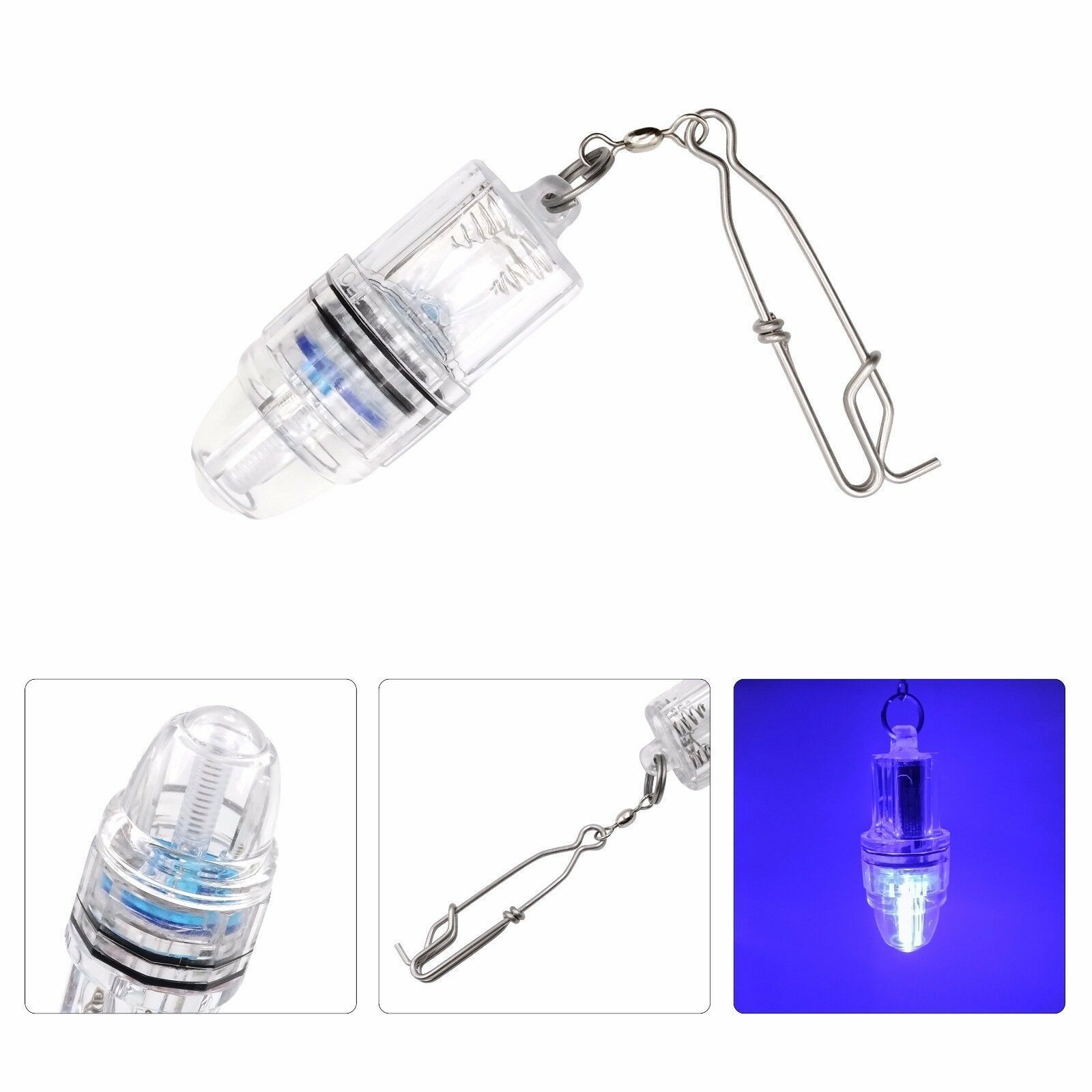 Deep Drop Underwater fishing light Lamp Boat Night Fishing Lure Lights for Attracting sea fish attractant