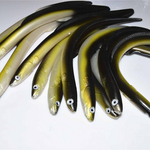 58.8g 29.5cm Electric eel fish soft lure bait moray eel soft bait loach lure