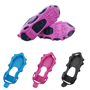 24-Teeth Anti-Slip Ice Snow grippers Grippers Cleats Crampons For Boots Shoes