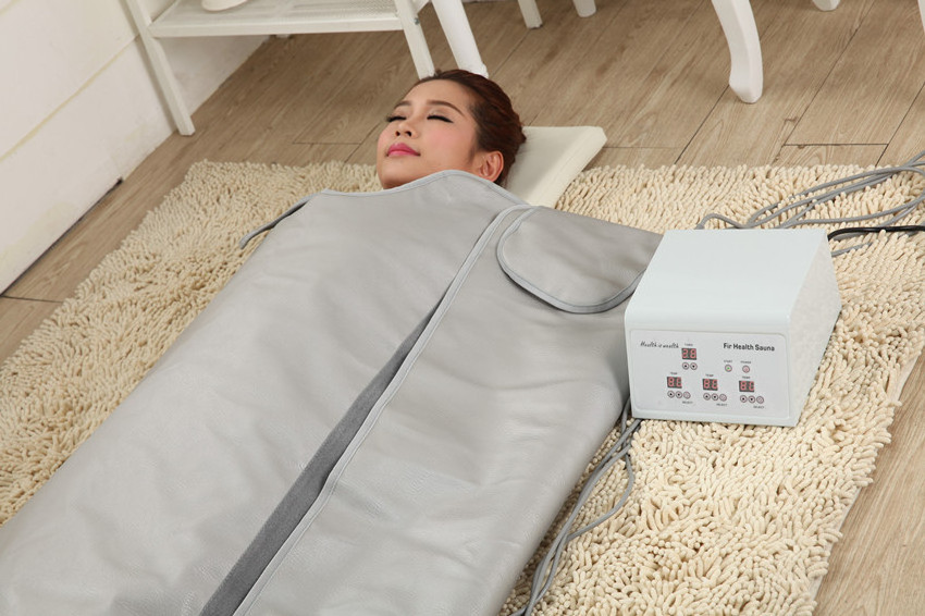 portable waterproof sauna wrap body far infrared heating sauna blanket for weight loss and detox