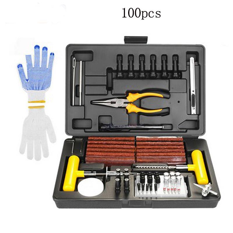 New Arrivals  High Quality 71pcs 100pcs Speedy Seal Tire Repair Kit Universal Tire Emergency Tool,Tire Repair Tool