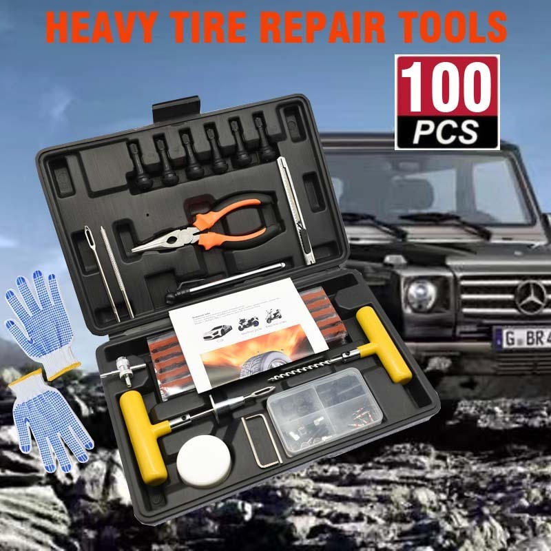 Heavy Tire Repair Tools 100pcs Speedy Seal Tire Repair Kit Universal Tire Emergency Tool