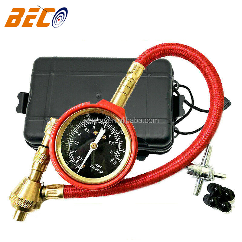 Beco ARB Same 4X4 Tire Deflator for Large offroad Tires Gauges Glow In The Dark Air Pressure Gauge for Tire