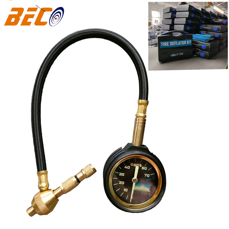 Beco ARB Same 4X4 Tire Deflator for Large offroad Tires Gauges Glow In The Dark Air Pressure Gauge for Tire