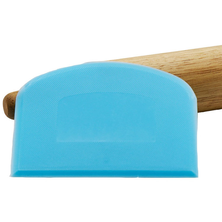 Bowl Spatula & Bench Scraper Plastic Multipurpose Kitchen Pastry Cutter Tool