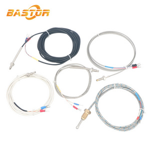 wholesale price 1m 2m 3m 5m 10m wire high temperature sensor screw thread M6 M8 thermocouple type j