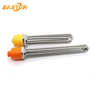 220v 380v 3kw 6kw 9kw 12kw electric Water Heater Element DC immersion Tubular Heating Element with 1'' BSP/NPT