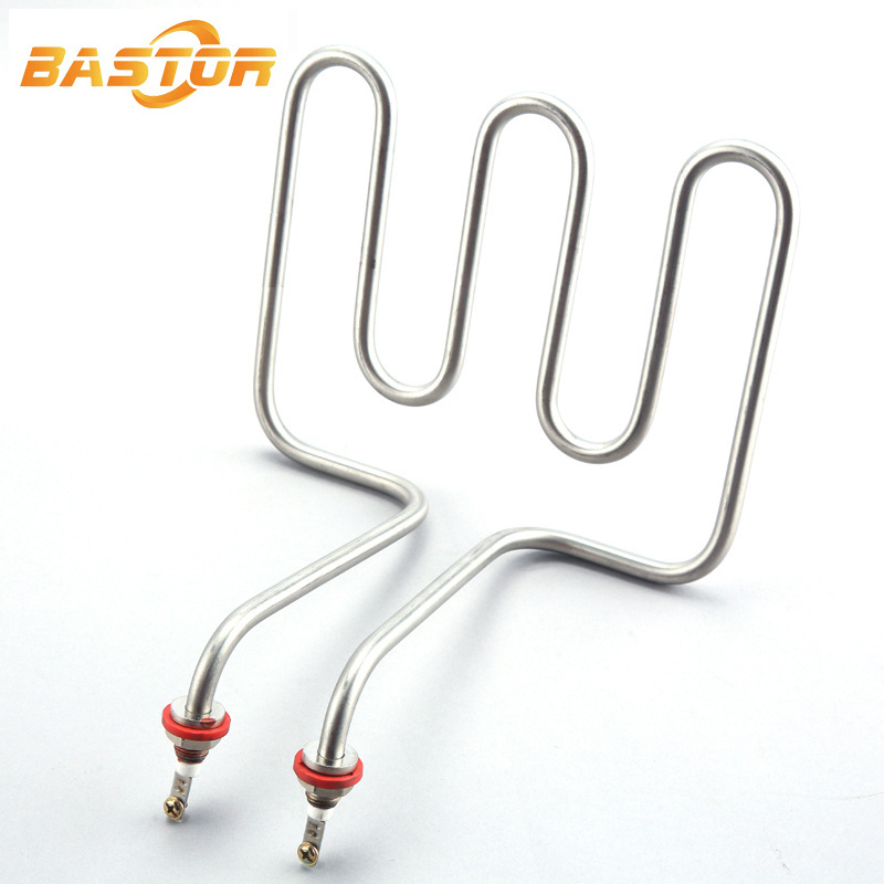 220v 2.5kw L shape stainless steel tubular electric oil air deep fryer heating element