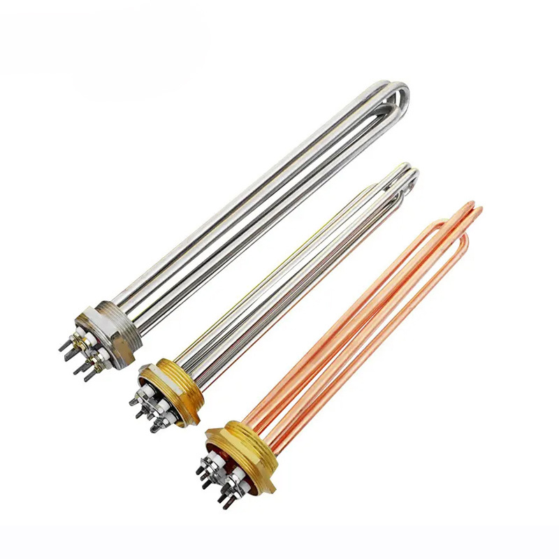 in stock 220v 380v 3kw 6kw 9kw 12kw waterproof tubular element heating industrial immersion electric water heater rod