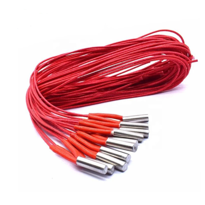 12v 24v 48v dc 40w 60w 80w stainless steel industrial electric heater elements 3d printer cartridge heater