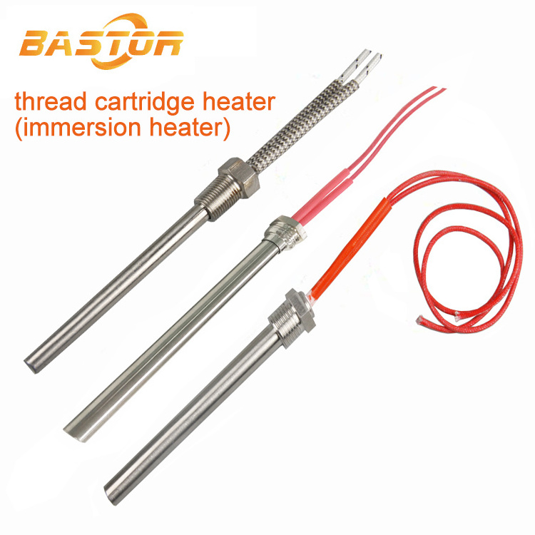 12v 24v 120v 220v 50w 80w 200w stainless steel high density immersion electric water heating element cartridge heater