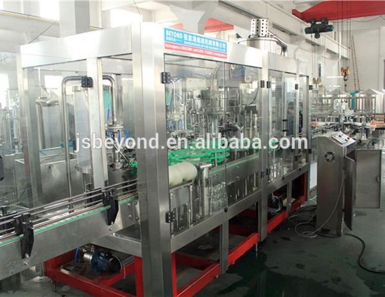 automatic cola drink bottling machine/soda water CSD carbonated beverage filling machine